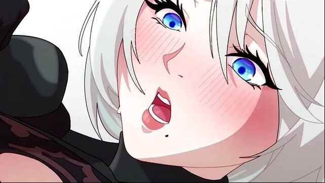 neir autonoma hentai 2B getting creampied in her tight anal 2D animation xxx anal video