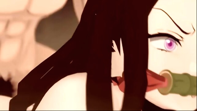 Kimetsu no Yaiba hentai Zenitsu fuck Nezuko anal 3d animation demon slayer xxx anal video